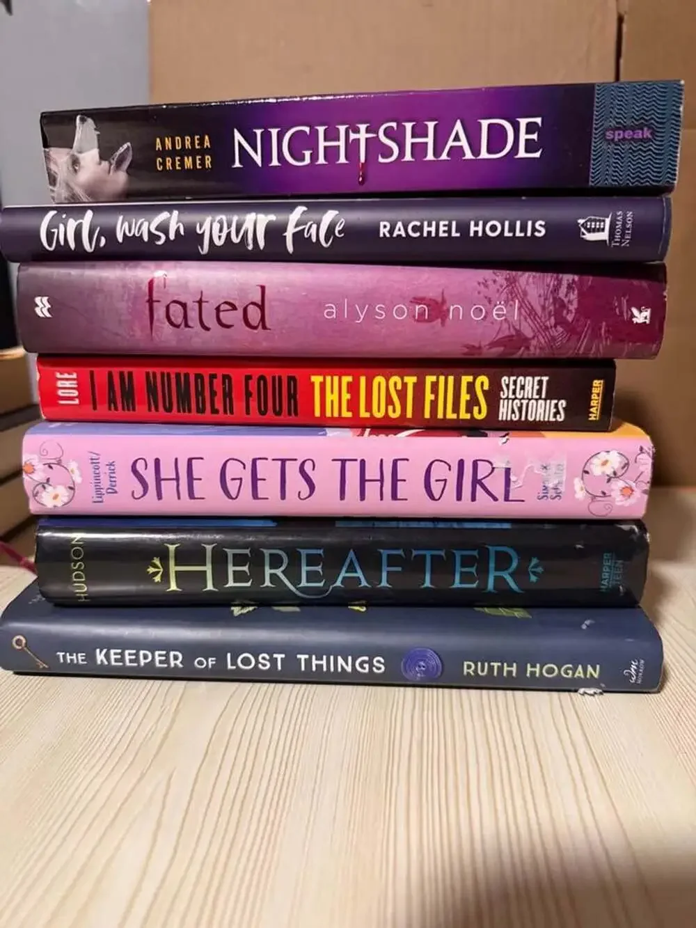 Young Adult and Self-Help Book Bundle - Nightshade, Girl Wash Your Face, Fated,
